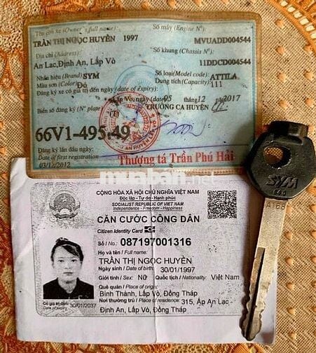 SYM Elizabeth Phun xăng điện tử, GTDD chính chủ