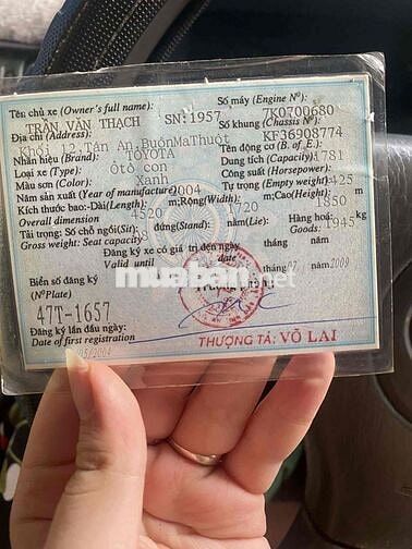 Toyota Zace 2004 Xanh rêu Số sàn