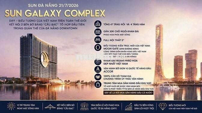 GALAXY COMPLEX BOOKING 50 TRIỆU/VỊ TRÍ GIỮ CHỖ CHỌN CĂN ĐẸP