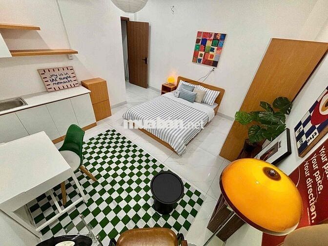 studio cho thuê full nội thất ( tại Him Lam, hình thật 100%)