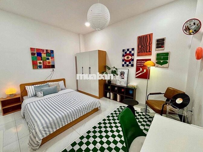 studio cho thuê full nội thất ( tại Him Lam, hình thật 100%)