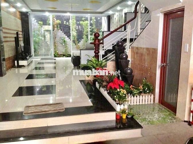 Cho Thuê Nhà 1 Trệt 3 Lầu 4PN 5WC 5x20m KDC Hoàng Quốc Việt