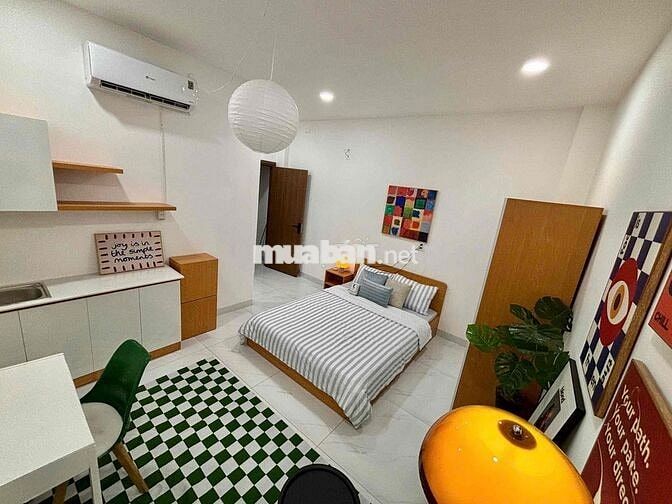 studio cho thuê full nội thất ( tại Him Lam, hình thật 100%)