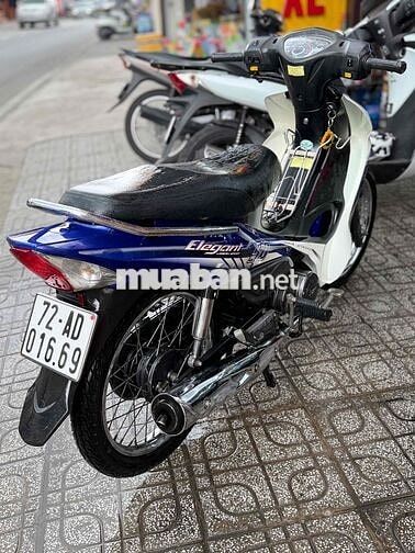 Xe máy Elegant 50cc Xanh trắng