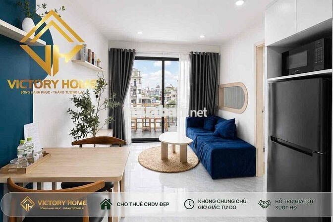 CHDV 1PN Ban Công - Full Nội Thất - Bình Thạnh