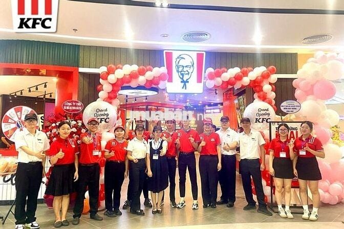 [KFC HẢI PHÒNG] TÌM 30 PHỤC VỤ/BẾP