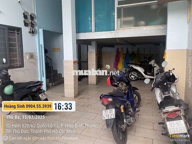 PHÒNG TRỌ HẺM 520/62/2D QUỐC LỘ 13, HBP, THỦ ĐỨC, ĐỐI DIỆN VẠN PHÚC