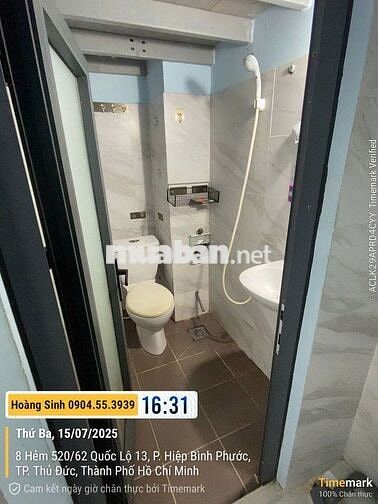 PHÒNG TRỌ HẺM 520/62/2D QUỐC LỘ 13, HBP, THỦ ĐỨC, ĐỐI DIỆN VẠN PHÚC