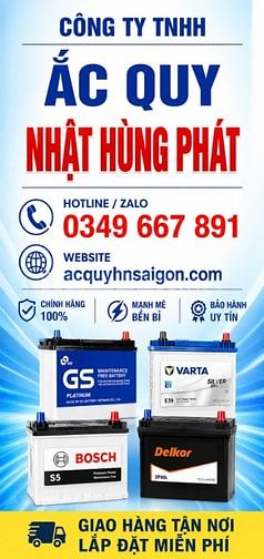 THAY ẮC QUY Ô TÔ TẬN NƠI TẠI GÒ VẤP – NHANH CHÓNG, CHÍNH HÃNG, GIÁ TỐT