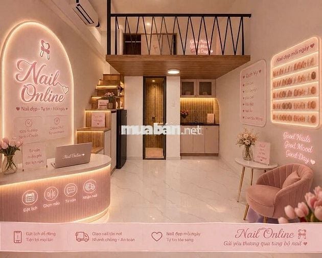 CHO THUÊ KIOT KINH DOANH ONL + TIỆM NAIL NGAY LÊ ĐỨC THỌ - CHỢ AN NHƠN