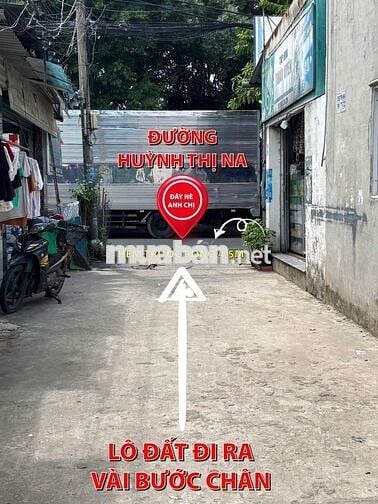 🔥 LÔ ĐẤT ĐẸP – 2 MẶT TIỀN TRƯỚC SAU - HUỲNH THỊ NA, HÓC MÔN 🔥