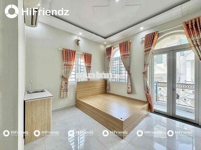 CHO THUÊ PHÒNG BAN CÔNG GẦN EMAT PHAN HUY ÍCH FULL NỘI THẤT MỚI