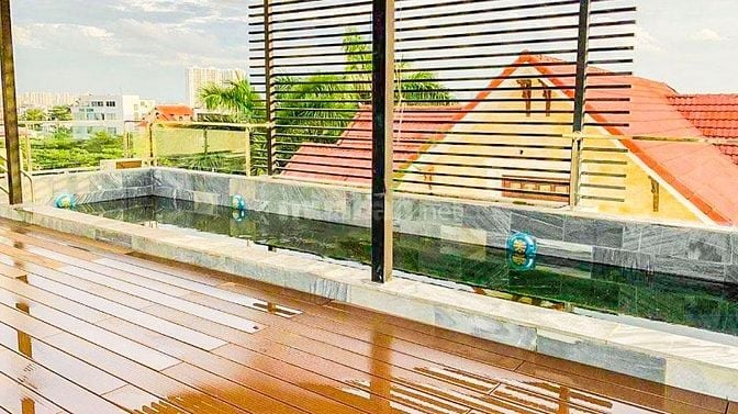 Cho thuê biệt thự Thảo Điền, 388m2, ngang 20m, hầm + 4 tầng