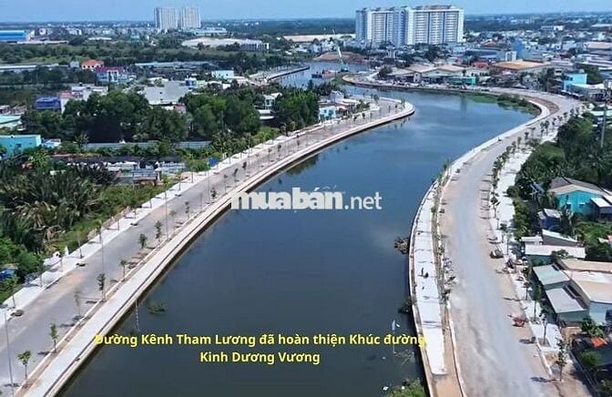 Bán căn góc đường Kênh Tham Lương - 171.6m2 full thổ cư - Có dòng tiền
