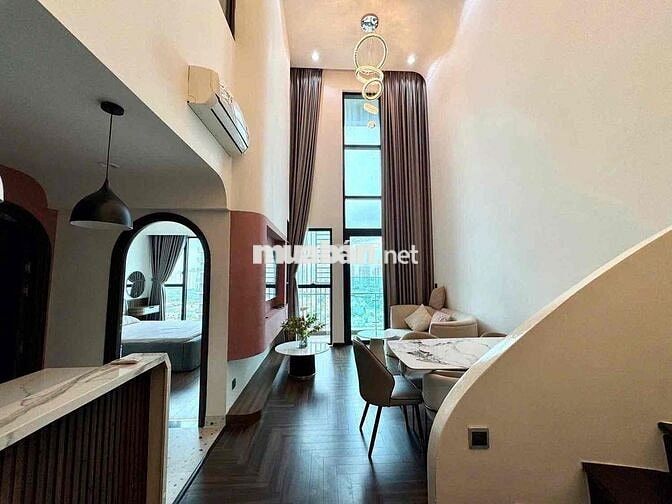 CHUNG CƯ FULL NỘI THẤT STUDIO VÀ GÁC BAN CÔNG RIÊNG