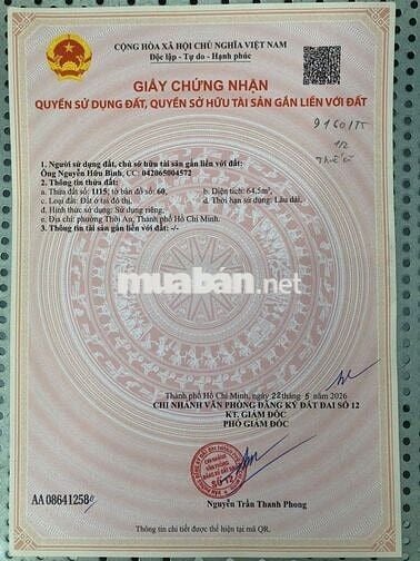 Bán lô góc đẹp đường Thạnh Xuân 52, Phường Thới An