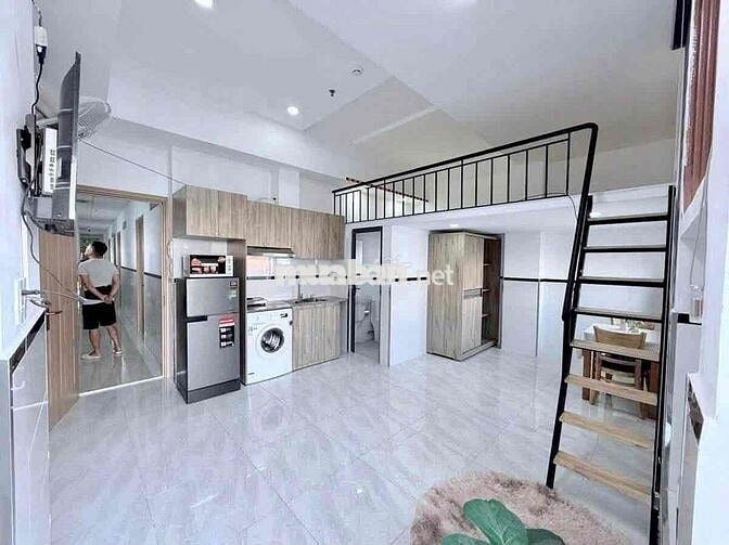 KHAI TRƯƠNG PHÒNG TRỌ DUPLEX BAN CÔNG-NGAY CHỢ BÀ CHIỂU-GẦN UEF,HIU