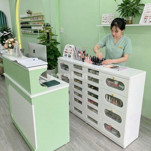 TỦ ĐỰNG DỤNG CỤ NAIL MDF PHỦ MELAMINE CAO CẤP – THIẾT KẾ GỌN GÀNG, TỐI