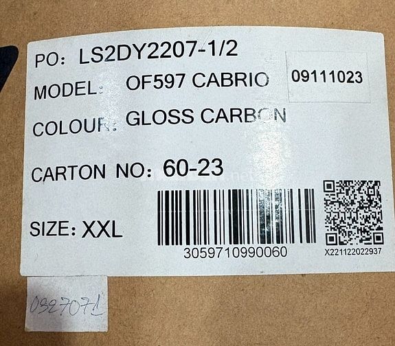 Nón bảo hiểm LS2 - Model OF597 Carbon