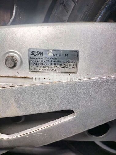 SYM Magic 110cc 2005 Xanh đen