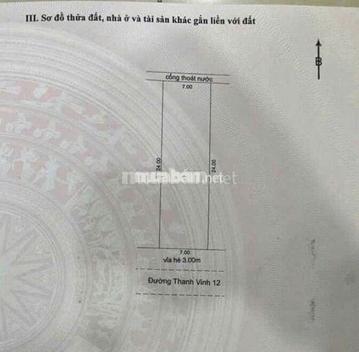 🛑 ĐẤT 168M2 NGANG 7M  SIÊU RẺ - MẶT TIỀN THANH VINH