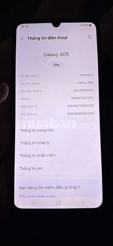 Ss A05 máy đẹp keng zin full chức năng