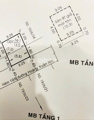 (🌹hh40tr) Nhà 2 lầu ngay Ngay Ngã tư Lạc Long quân Âu Cơ 