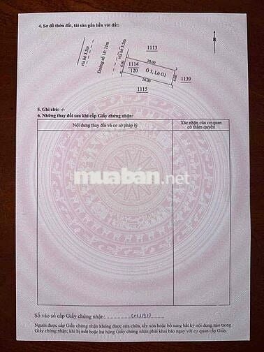 CHÍNH CHỦ CẦN BÁN LÔ ĐẤT FULL THỔ CƯ 6x20 KDC VĨNH PHÚ 2