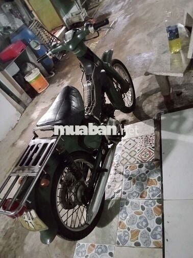 Honda Cub Xanh rêu mạnh. bạo im ru