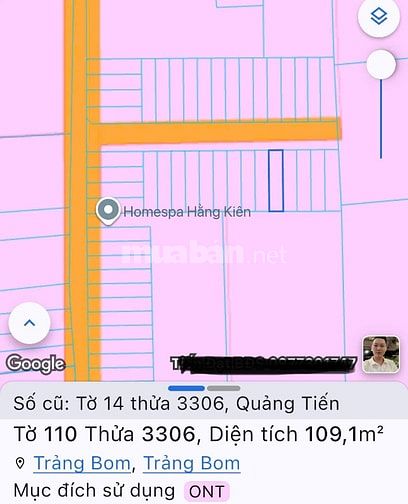 Có việc gia đình cần bán lỗ 2 nền đất tại Quảng Tiến (cũ),TP. Đồng Nai