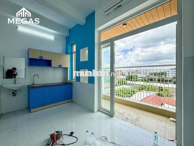 Ban Công Studio Rộng Rãi Thoáng Mát- Thang Máy - Mới Xây