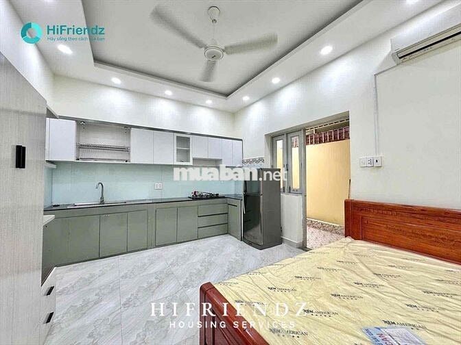 STUDIO / CỬA SỔ + BAN CÔNG / GẦN TRƯỜNG ĐẠI HỌC / FULL NỘI THẤT
