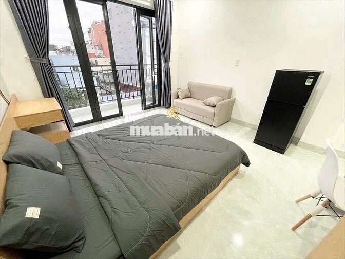 🏡🌿 STUDIO BAN CÔNG RIÊNG - FULL NỘI THẤT - GẦN HÀNG XANH, LANDMARK81