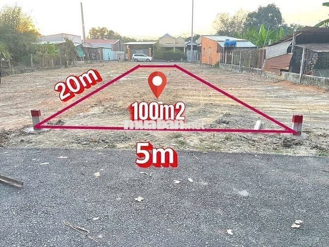 Bán lô đất 100m2 giá 1tỷ4 đường Trung Lập gần Trường THPT và Chợ TLT