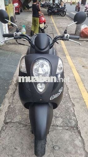 Xe ga SYM Elite 50 Đen Xăng