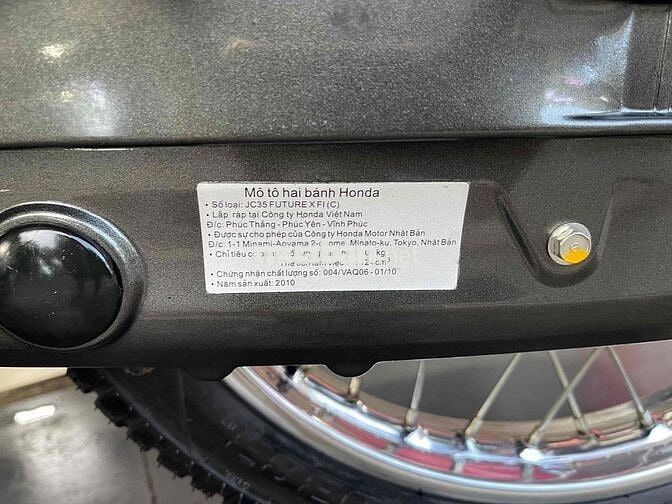 Honda Future X 125 Fi 2010fi Bstp Ngay chủ ký