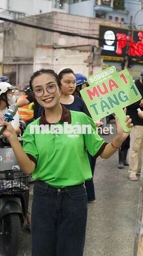 TUYỂN NHÂN VIÊN QUÁN BƠ DỪA NON - CA TỐI 25K/H