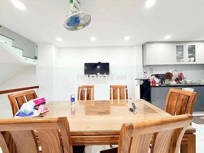 NHÀ MỚI XÂY 5PN HẺM XE HƠI NHỈNH 5T