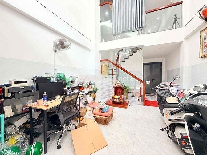 NHÀ MỚI XÂY 5PN HẺM XE HƠI NHỈNH 5T