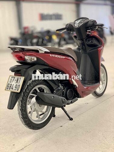 Honda Vision 2023 Đỏ Đô SmartKey Chính Chủ Odo 15k