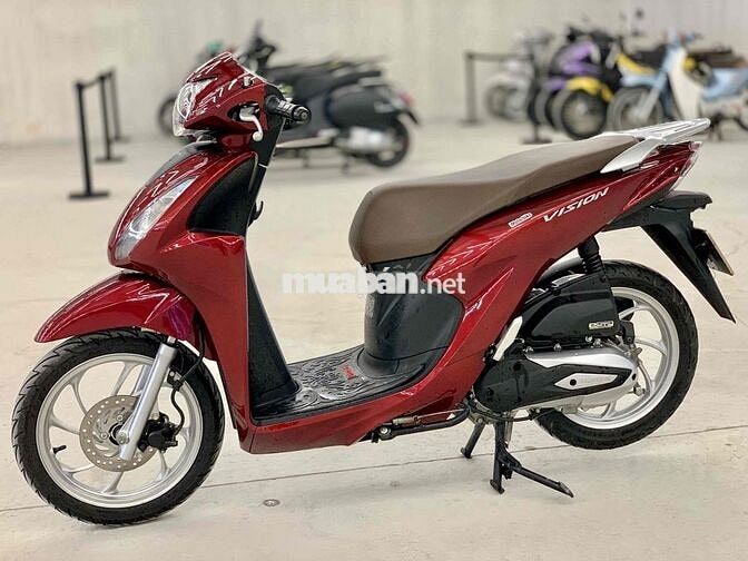 Honda Vision 2023 Đỏ Đô SmartKey Chính Chủ Odo 15k