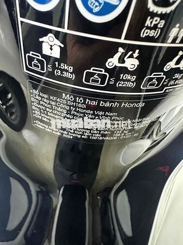 Honda SH 160 ABS 2024 Trắng