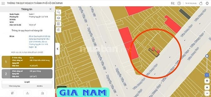 BÁN NHÀ MẶT TIỀN KINH DOANH : ĐƯỜNG TRẦN HƯNG ĐẠO - P. CẦU ÔNG LÃNH 