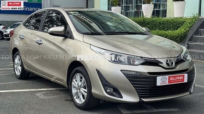 Toyota Vios 1.5G 2019 Vàng cát 110.000 km