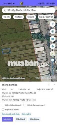 Full thổ cư 119mv, mua đất tặng nhà KV ấp 1 Hiệp Phước Nhà Bè
