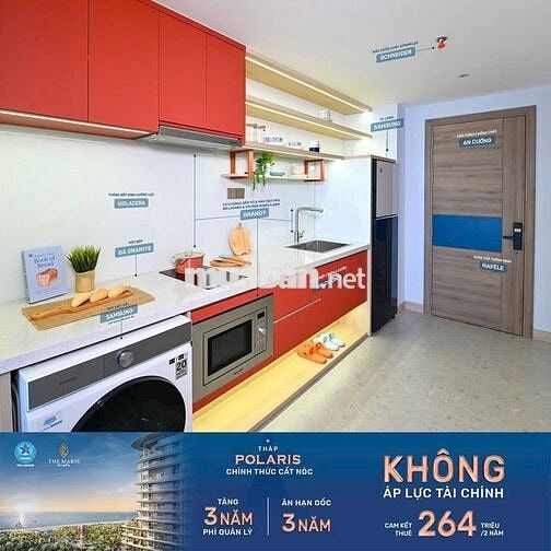 188 TRIỆU KÝ HĐ CĂN 1PN BIỂN – ƯU ĐÃI GẦN NỬA TỶ, FULL NỘI THẤT
