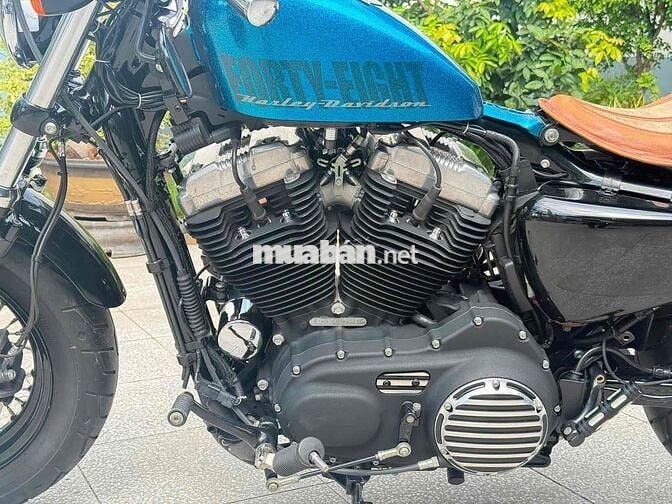 Harley-Davidson Forty-Eight 2015 Xanh Hard Candy