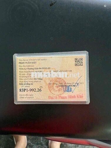 Suzuki Xipo RGV 120 Đỏ Đã sử dụng
