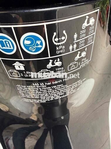 Honda SH160i ABS 2025 Trắng đen 5023 km