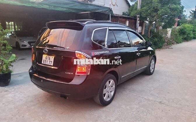 Kia Carens 2007 Dầu 2.0 Turbo Đen 7 chổ